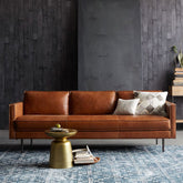 Baxter Two Seater, Three Seater Sofa, Real Leather