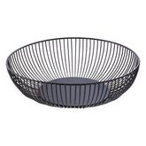Emery Matte Black Iron Wire Fruit Bowl