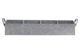 Drummond 4 Compartment Galvanised Steel Rectangular Tray