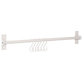 Set Of Ten Sorello Matt White Hooks