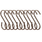 Sorello Set Of 10 Chrome Hanging Hooks