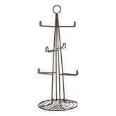 Vertex Black Nickel Finish 6 Cup Mug Tree
