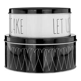 Paice Heartlines Cake Storage Tins Set Of 2