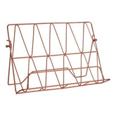 Vertex Copper Finish Cook Book Stand
