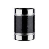 Bottle Cooler With Hammered Black Band