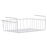White Under Shelf Large Storage Basket