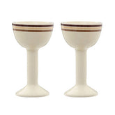 Set Of Two Neapolitan Egg Cups