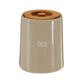 Fletcher Beige Ceramic Tea Canister