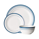 Avie Saturn 12 Piece Blue Dinner Set