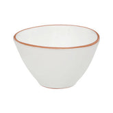 Calisto Terracotta White Glazed Cereal Bowl