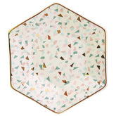 Yuki Terrazzo Pattern Dinner Plate