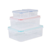 Herrela 4Pc Food Containers With Airtight Lids