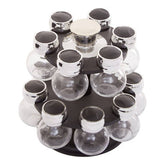 Luciano 2 Tier 14 Bottle Revolving Spice Rack
