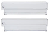 Romm Set Of Two Small Stackable Fridge Storage Trays