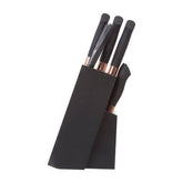 Corsico 11 Piece Black Knife Set with Block