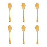 Modern Retro Set Of 6 Teaspoons