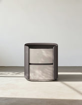 Helms Bedside Table, Wood