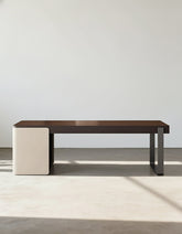 Torres Office Desk With Storage, Wood