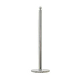 Linnea Chrome and White Marble Toilet Roll Holder