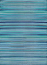 Rainbow Outdoor Rug Blue | 1020