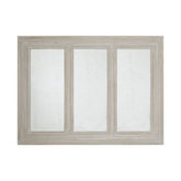 Gail 3 Panel Wall Mirror with Ash Wood Frame