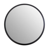 Athena Round Medium Black Wall Mirror