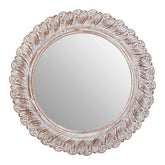 Plume Antique Grey Acanthus Leaf Wall Mirror