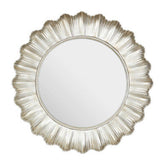 Adelere Champagne Finish Scallop Wall Mirror