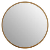 Athena Large Round Wall Mirror With Gold Frame