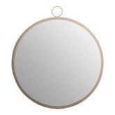 Karval Round Wall Mirror With Gold Finish Frame