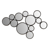 Persephone Black Multi Circles Wall Mirror