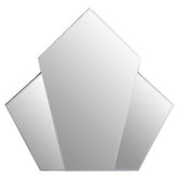 Yula Art Deco Wall Mirror With Silver Finish Frame