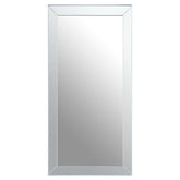Sana Large Rectangular Wall Mirror with Bevelled Frame