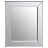 Sana Small Rectangular Wall Mirror with Bevelled Frame