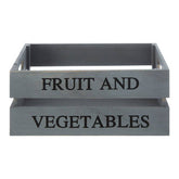 Naresso Grey Wood Fruit and Vegetable Crate