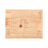 From Scratch Rubber wood Pastry Board with Measurement Markings