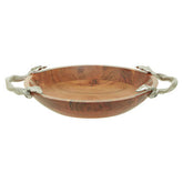 Vine Acacia Wood Serving Bowl