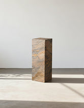 Solara Plinth/Side Table, Marble