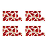 Set Of Four Watermelon Placemats And Coasters
