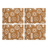 Besa Set Of Four Cork Rectangular Placemats