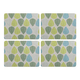 Green Leaf Set Of Four Placemats