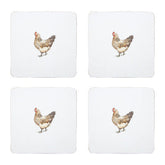 Set Of Four Mrs Henderson Cork Coasters
