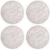 Knightsbridge Set Of 4 Round Coasters