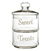 Olivia Stackable 2 Tier Glass Storage Jar