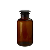 Apothecary Small Amber Glass Bottle