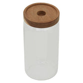 Freska Glass Storage Jar with Acacia Wood Lid 1000ml