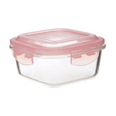 Freska 520Ml Square Glass Container