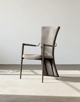 Albrecht High Back Dining Chair, All Real Leather