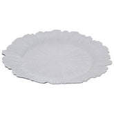 Dia White Finish Reef Charger Plate
