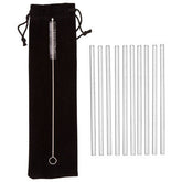 Mimo Set Of 10 Short Cocktail Straws